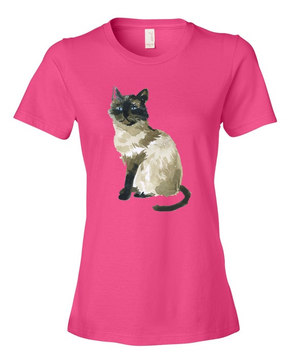 Siamese Cat T-Shirt for Women