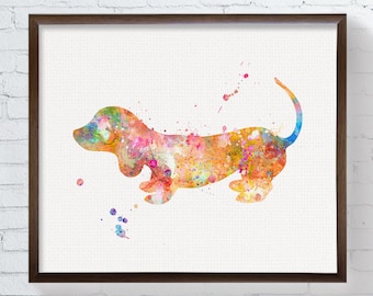 Dachshund Wall Art dachshund art | etsy Dachshund Wall Art dachshund art | etsy