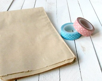 8.5 x 11 kraft brown paper bags, candy buffet bags, flat paper bags, merchandise bags, kraft bags, kraft paper favor bags, blank paper bags