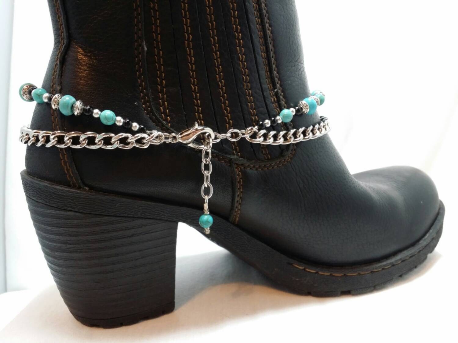 Boot Bling Anklet Bracelet Jewelry Harness Thick Chain