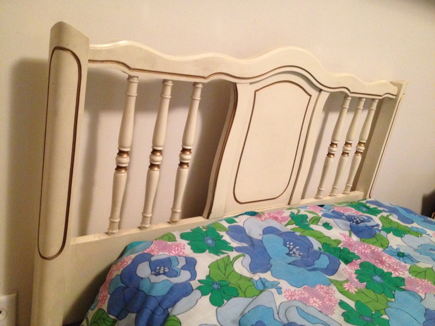 French Provincial Headboard TWIN/ French by KaliforniaVintage