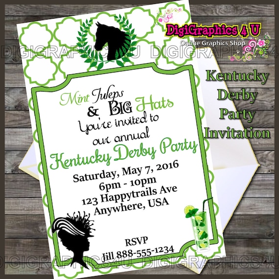 Kentucky Derby Party Invitations Free 10