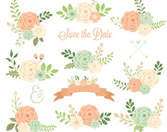 Flower Clip Art Peach – Cliparts