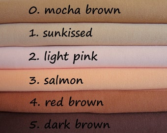 Jersey skin fabric (interlock knit) for Waldorf dolls, 100% cotton, 50 cm (19.7") length