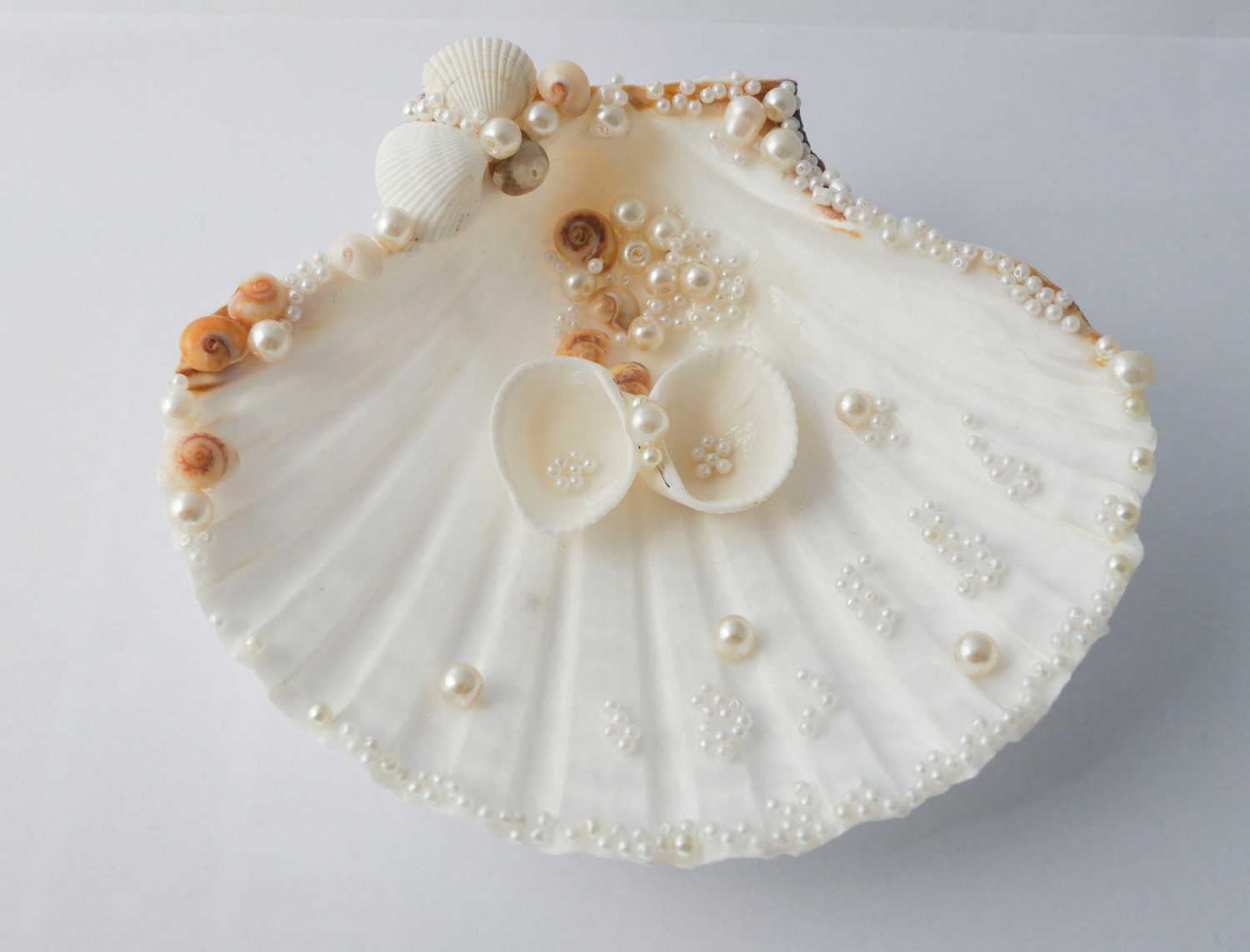 Seashell ring holder Beach Ring Holder Seashell Ring Bearer