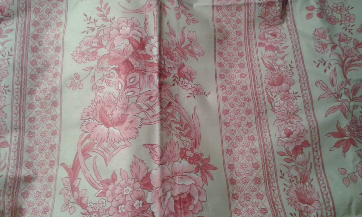 French cotton chintz fabric lovely design and colors