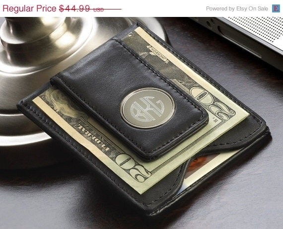 Personalized Leather Wallet & Money Clip by CustomMoneyClips