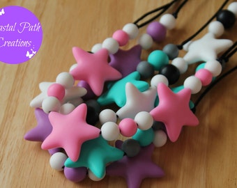 PHOENIX (4 colours). Nursing necklace, teething necklace, for mums