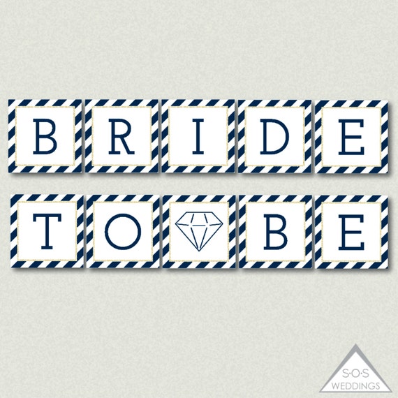 Bride To Be Banner Template
