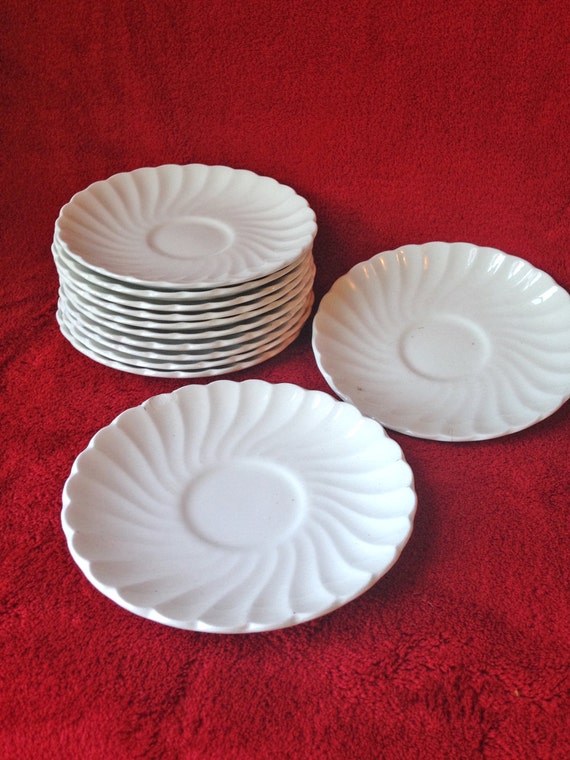 Johnson Brothers Regency White Saucer China by MyFoundVintage