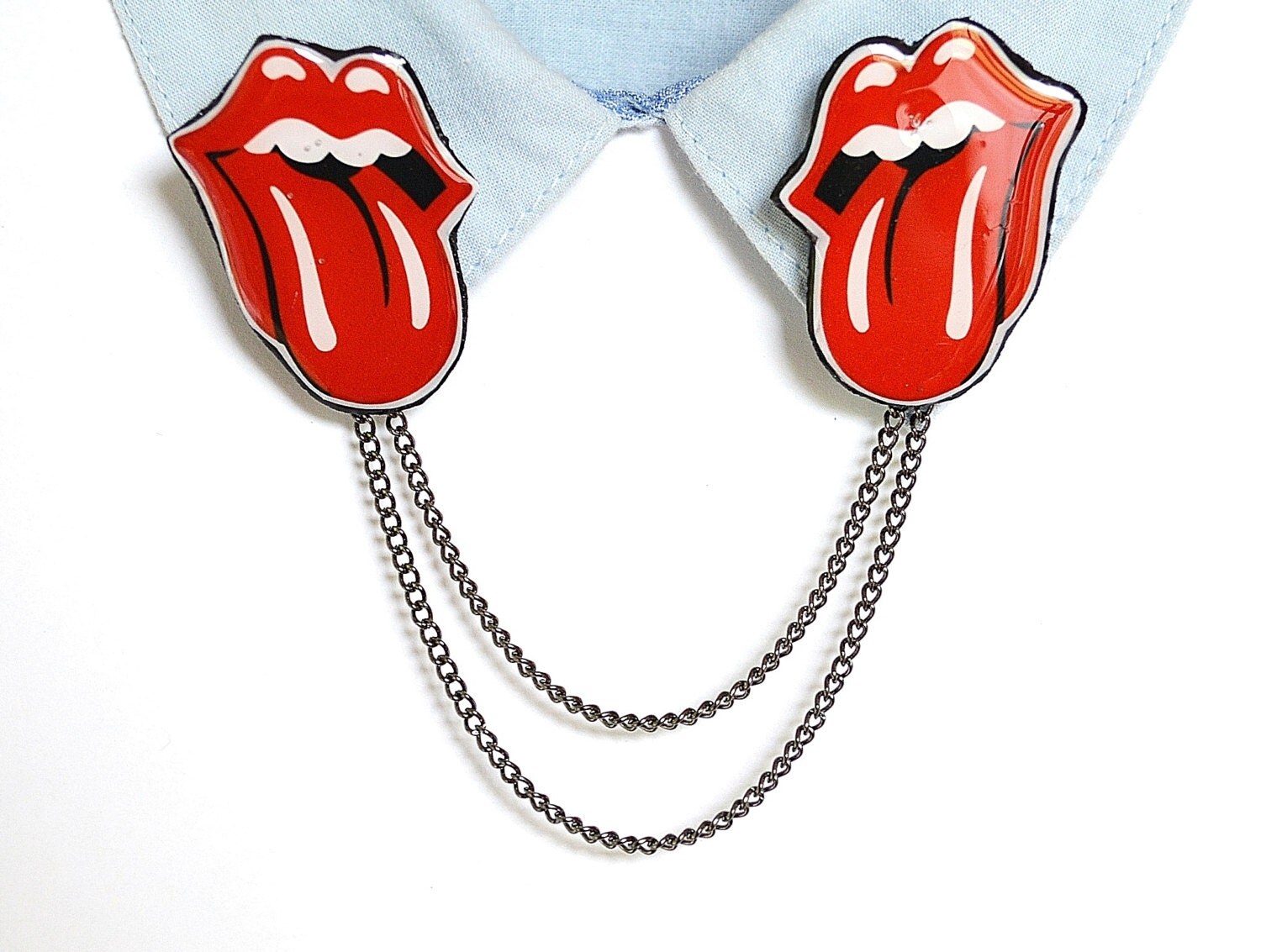 Rolling stones jewelry rolling stones gift by NaughtyGalaxy