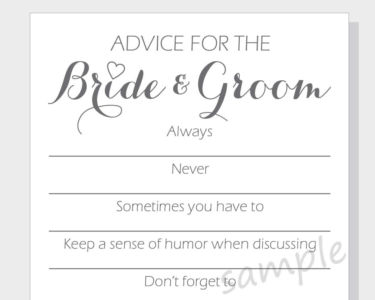 Advice For The Bride And Groom Free Printable Printable Word Searches