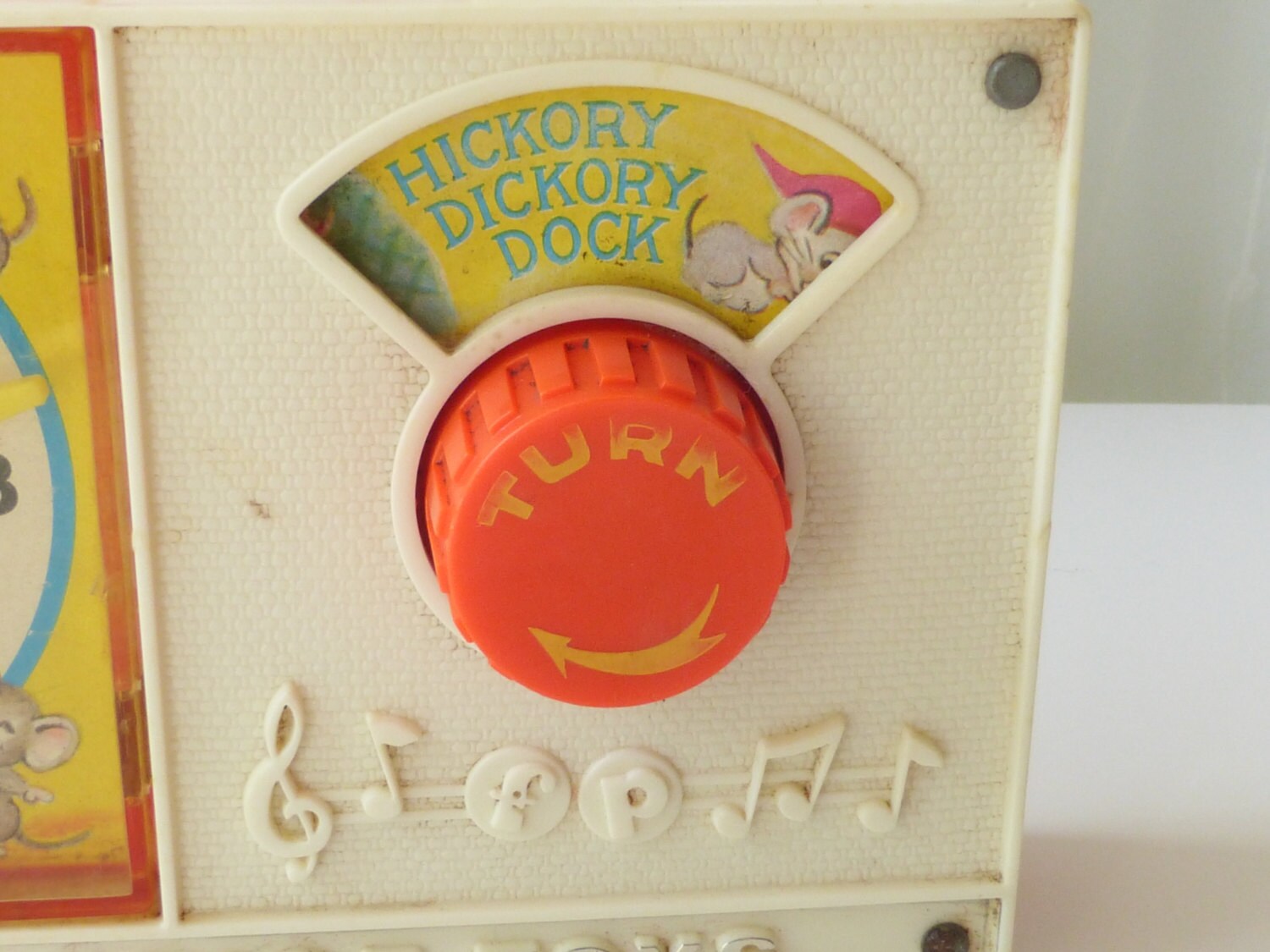 Vintage 1960's Playskool Hickory Dickory Dock Toy Sadly