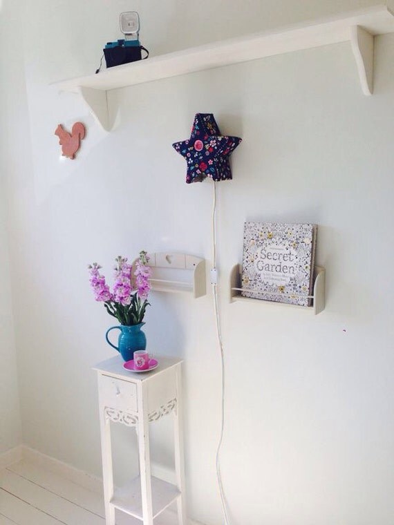 Navy blue star wall light great lamp adding by HouseOfCloudsShop