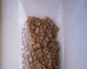 Tiles for mosaic (pear wood-pero)