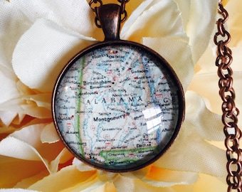 Custom Map/Charleston Map Jewelry
