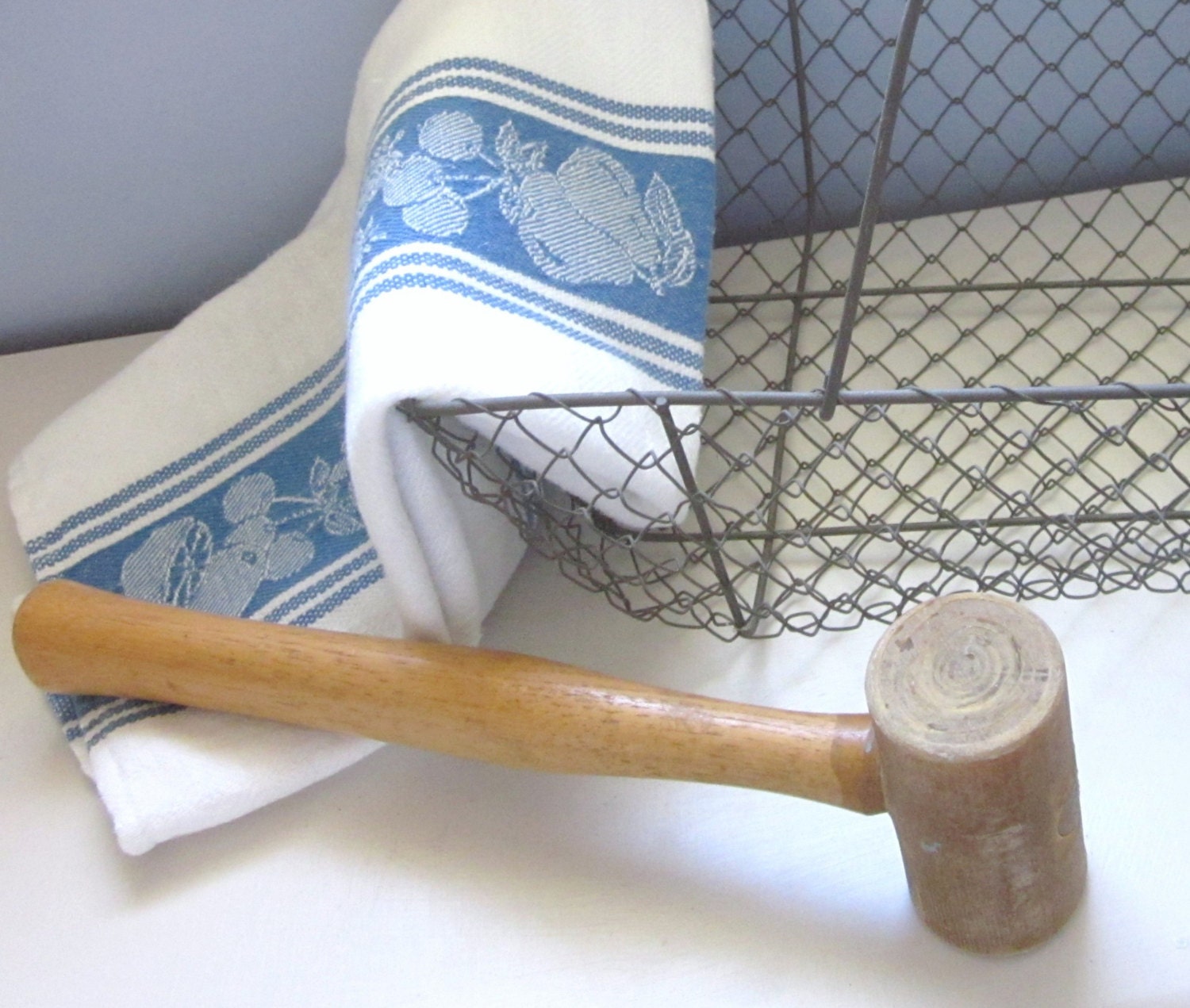 Vintage Kitchen Wooden Hammer Mallet Antique Wooden Kitchen