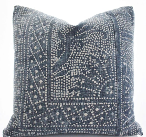 Pink - Hand Batik Printed Cotton Pillow Cover (Set of 2) 21