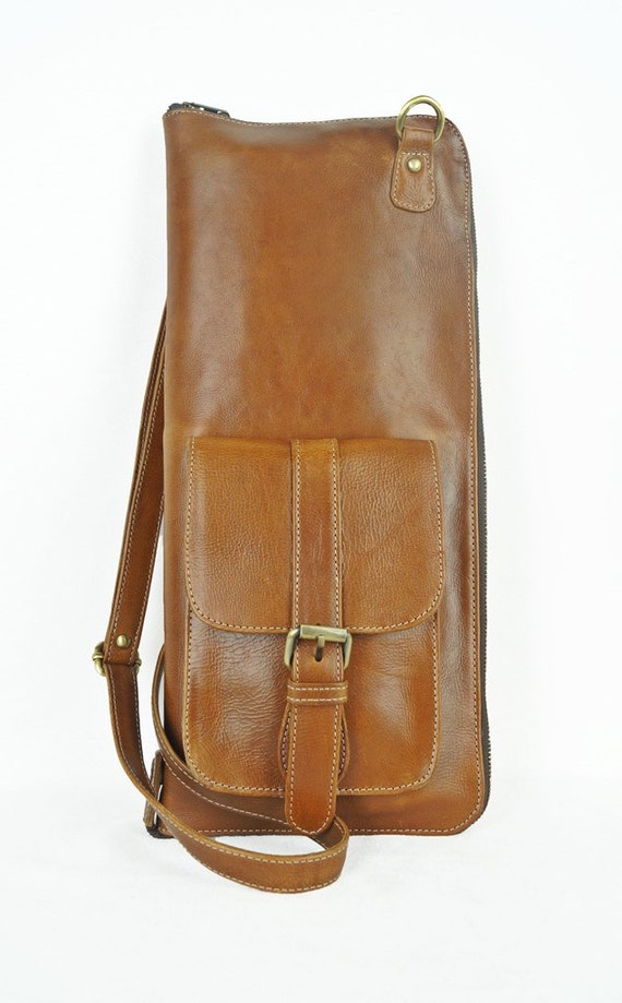 Leather drumstick bag leather stick bag stick bag leather