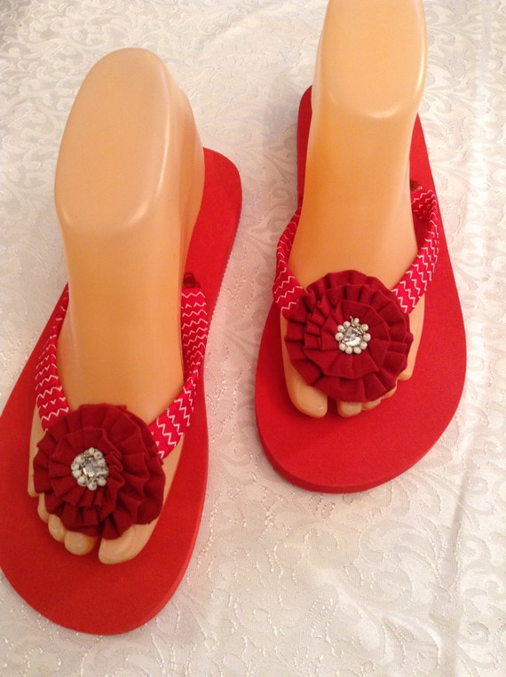 medium flip flop size