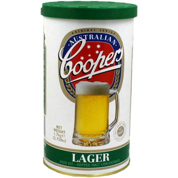 Coopers Australian Lager 1.7 Kg home brew Makes by