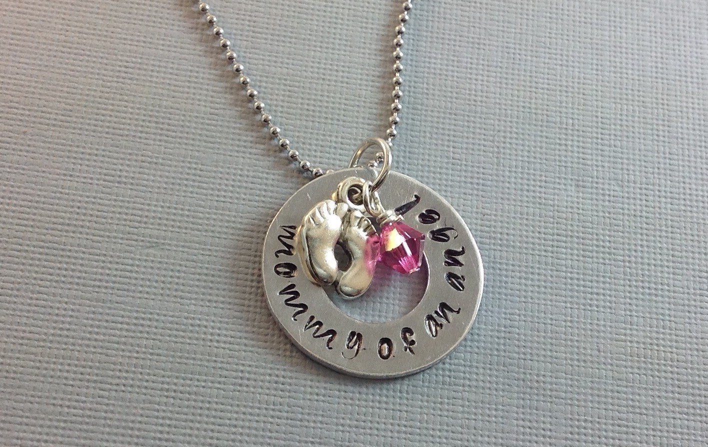 Miscarriage Loss of child Memorial Necklace Mommy by PenelopeeLane