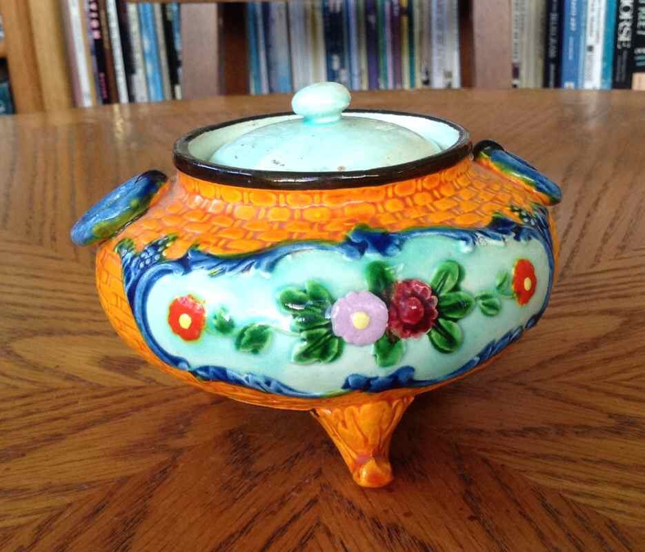 Vintage Maruhon Ware Incense Burner Made in Japan 1920s to