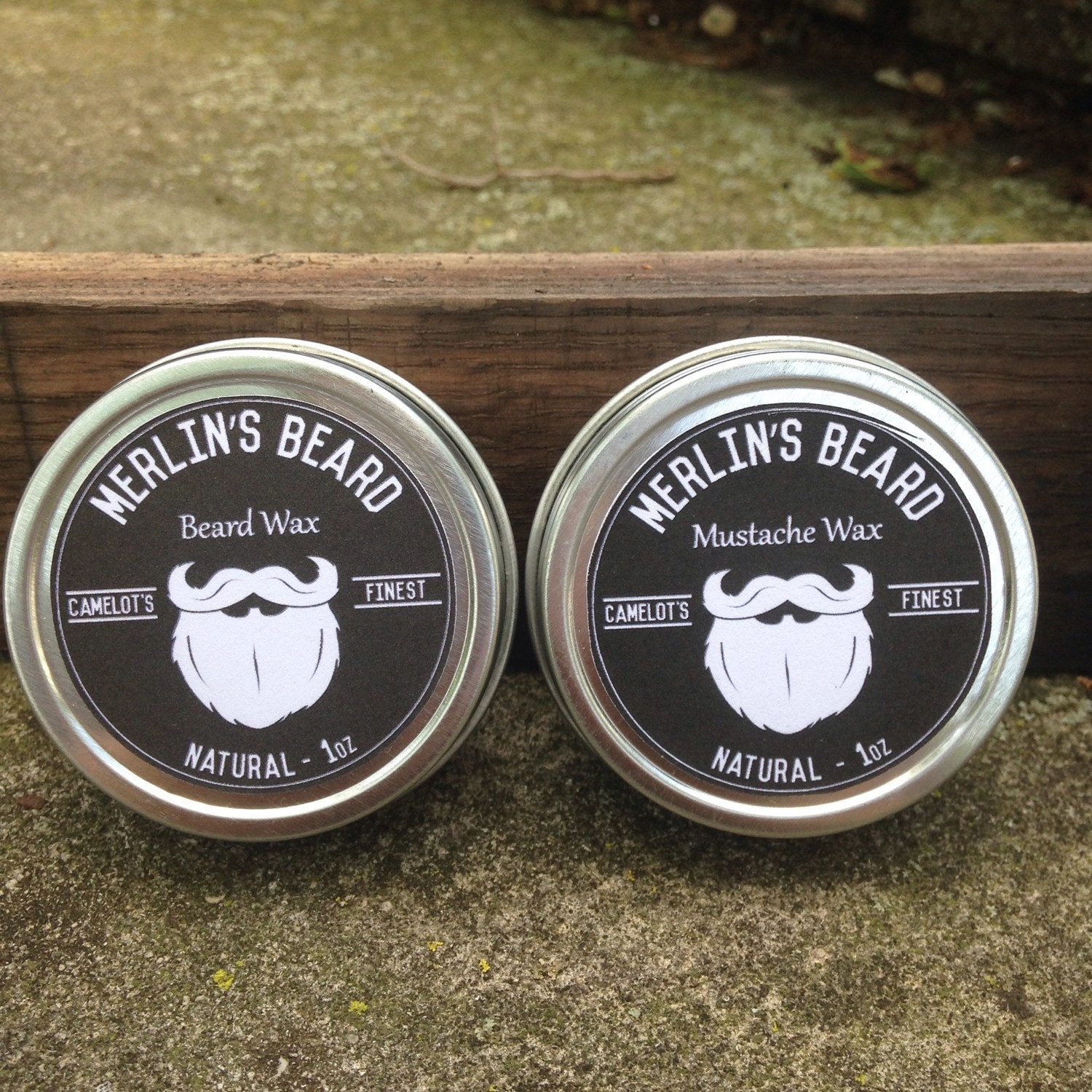 Merlin's Beard Wax and Mustache Wax Beard Care Kit