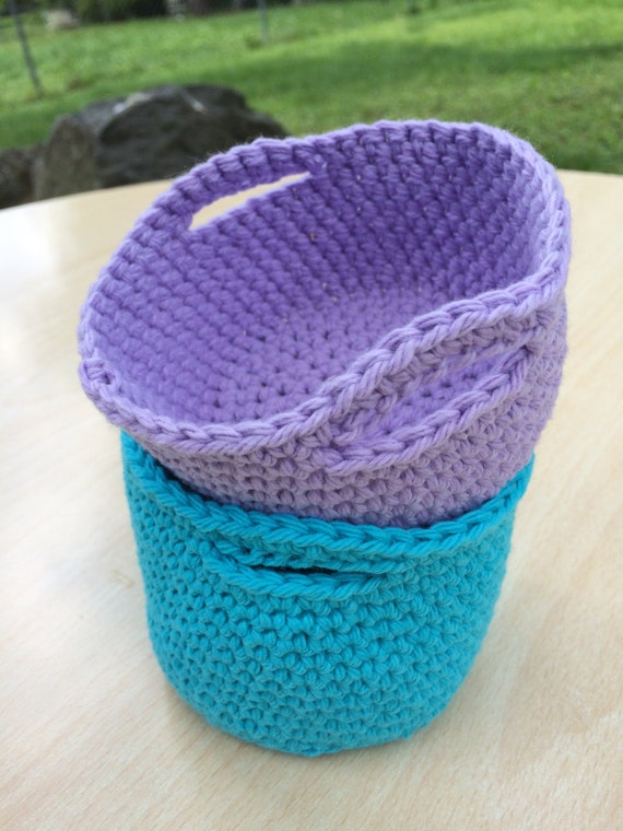 Crochet Mini Basket Pattern Crochet Basket Simple Crochet