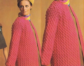 Knitting Pattern Sweater Hat Cardigan Emu 2592 Women Men Vintage Paper ...