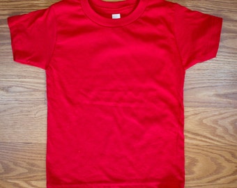 american apparel red shirt