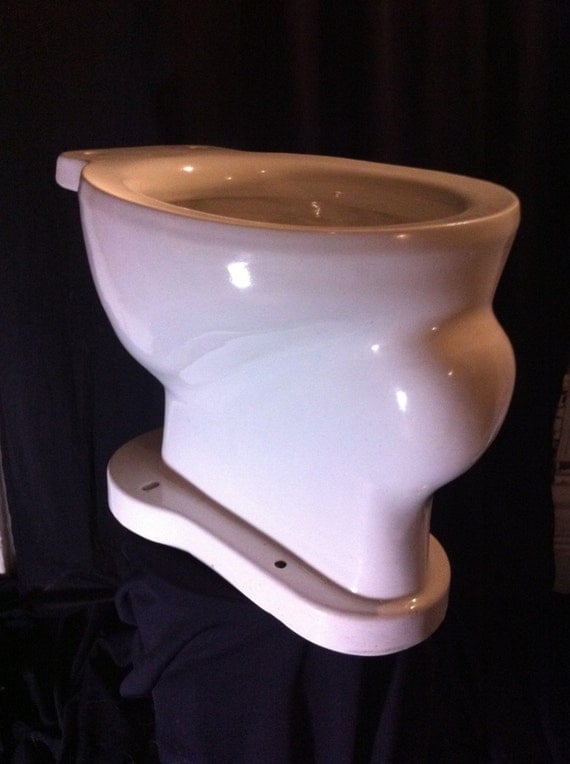 Antique Trenton Potteries Edwardian Toilet Bowl by Almasfarmhouse