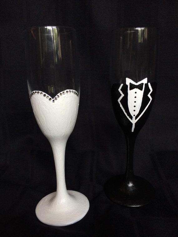 swarovski crystal bride and groom