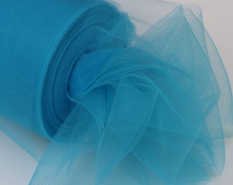 Turquoise tulle rolls - 6 inches - 100 yard - 6 X 100 yd - turquoise tulle spool - tulle rolls turquoise rolls - tulle rolls