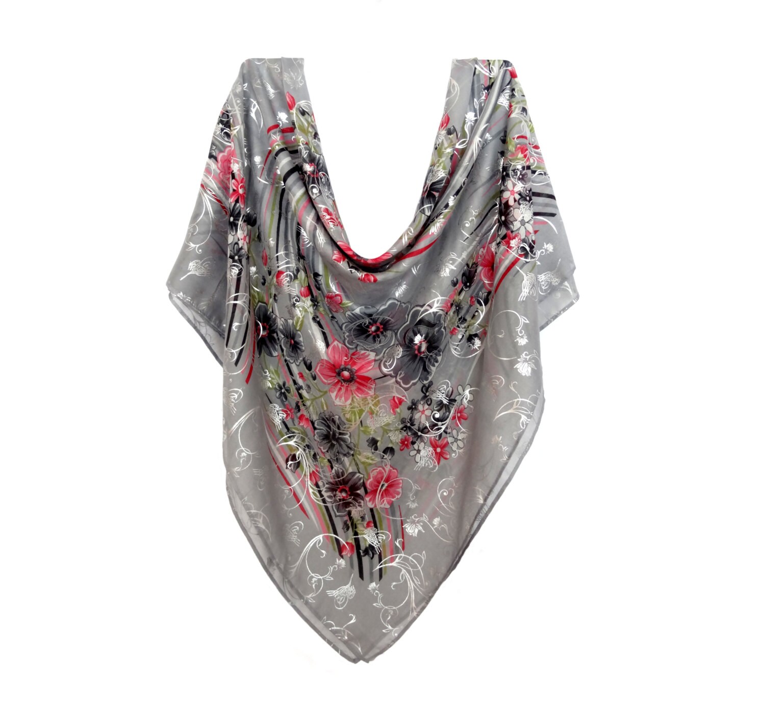 large cotton Scarf large square scarf Summer by AnnushkaHomeDecor