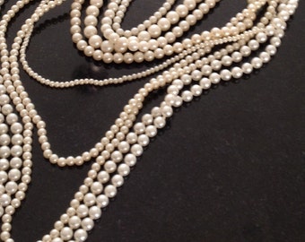 Items similar to Collectible Liz Claiborne LCI Multi Strand Pearl ...