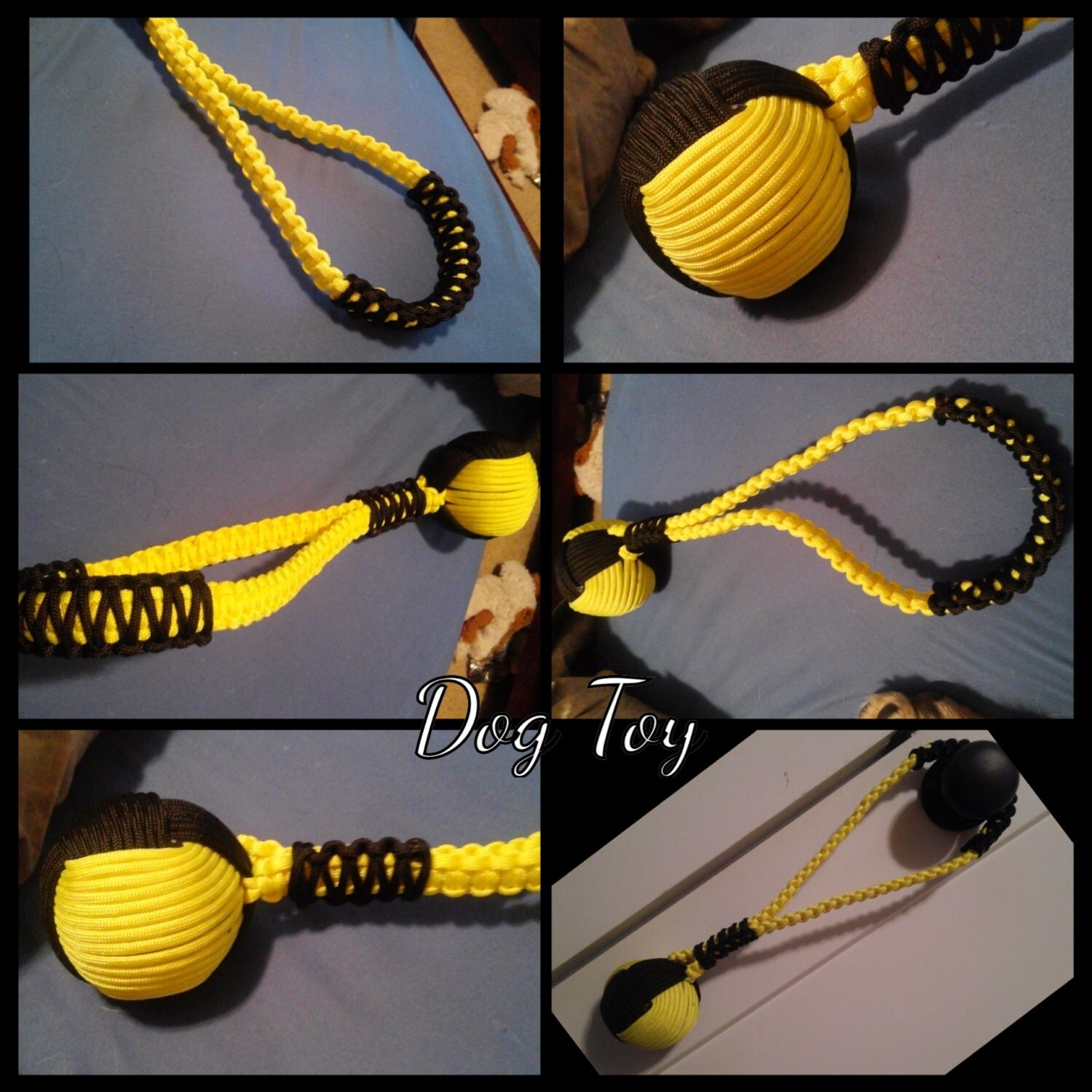 Paracord Dog Toy by PlumWhitty on Etsy