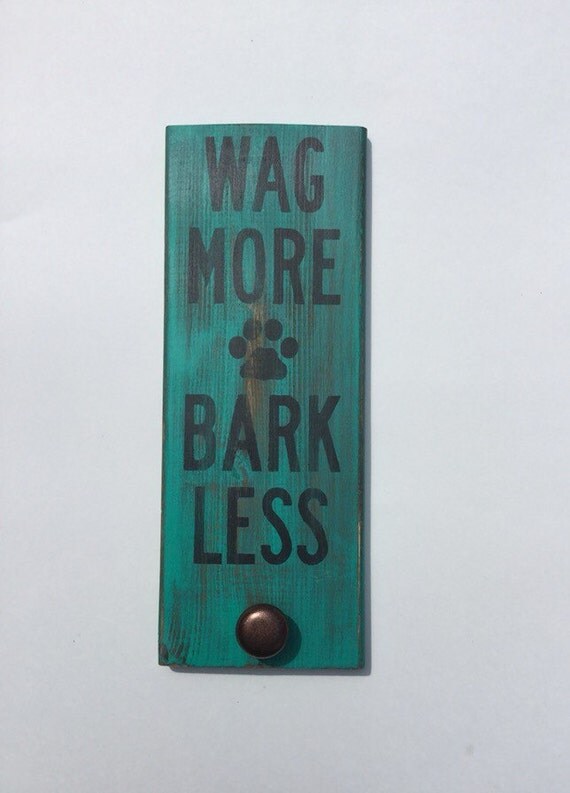 Dog leash hook Wall hook Rustic pet decor dog wall by Countrypawz