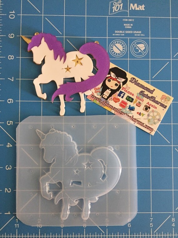 unicorn mold by on Etsy