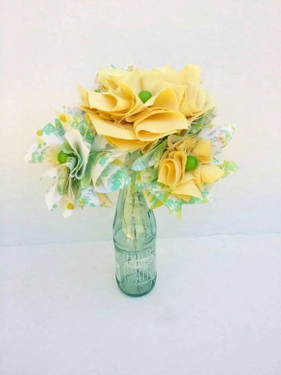 SALE Oversized Fabric Flowers Handmade Shabby by HomeMadeFunsies