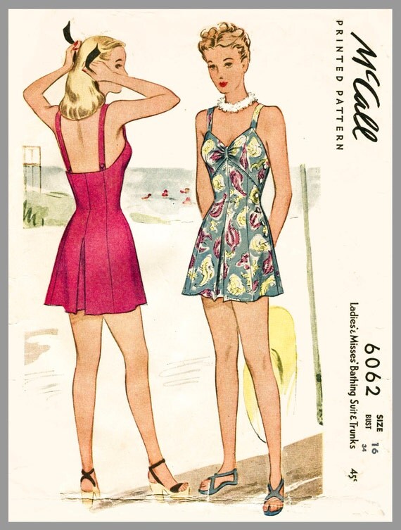 Vintage Bathing Suit Pattern 5