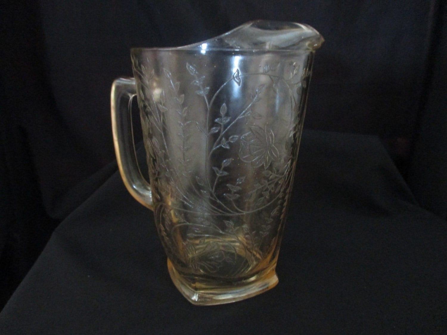 Vintage Glass Co. Flora Gold Louisa Depression