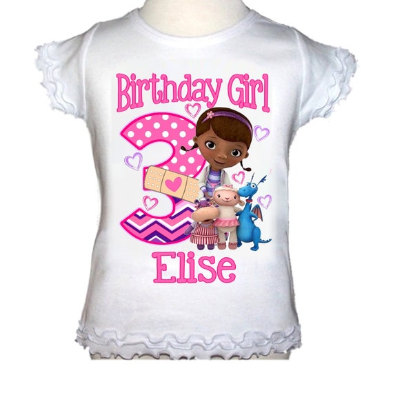 doc mcstuffins custom birthday shirt