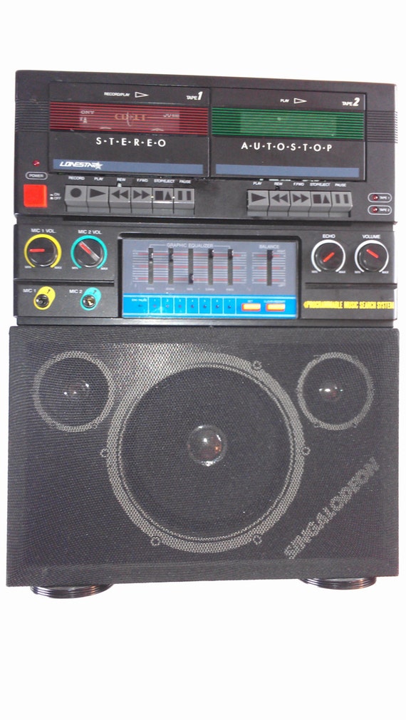 Lonestar Singalodeon Karaoke Dual Cassette Machine by 1900sVintage