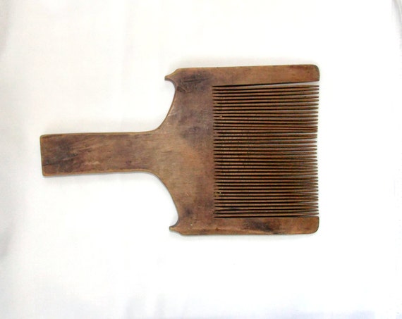 Vintage comb Antiques Comb for wool Old comb by GiftShopUkraine