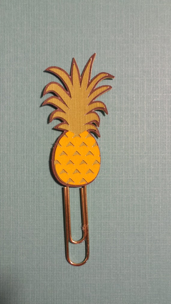 Pineapple Paperclip by RUNWITHCRAFTSCISSORS on Etsy