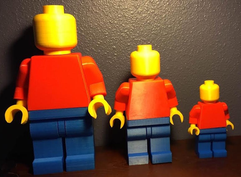 3D Printed Lego Man by Connected3D on Etsy