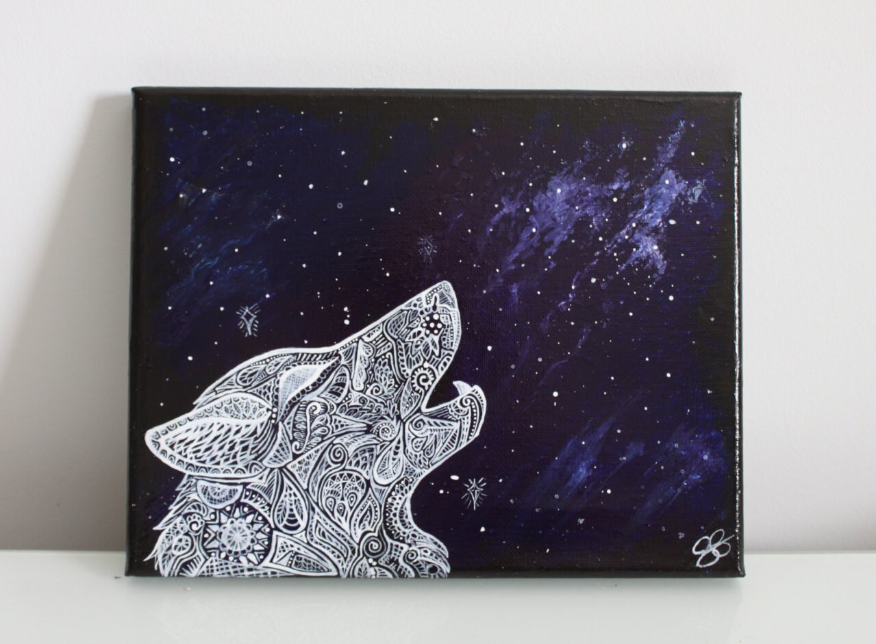 galaxy howling wolf galaxy howling wolf