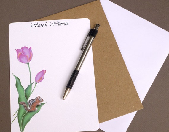 Personalised luxury writing paper sets   honeytree 