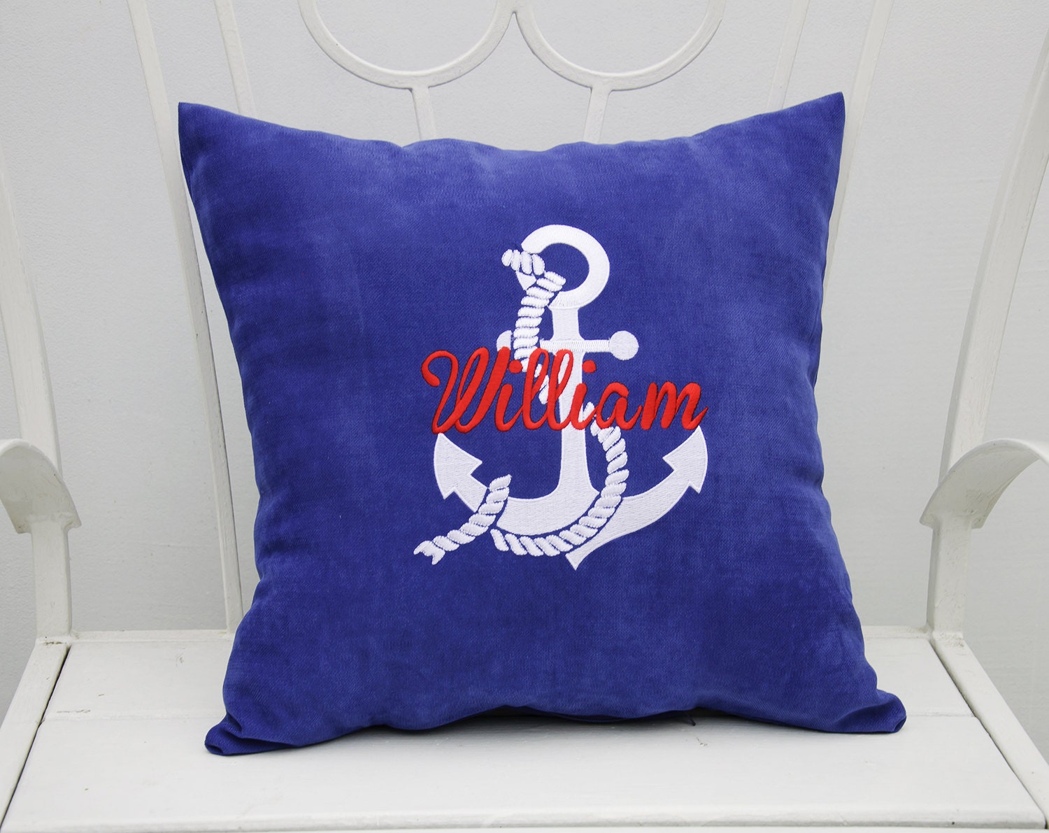 Nautical Pillow Covers Nautical Anchor Custom by ComfortDecorHouse